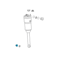 OEM Lexus LS460 Nut, Lock Diagram - 90177-14006