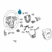 OEM 2015 Chevrolet Camaro Paddle Switch Diagram - 23156477