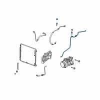 OEM Cadillac STS Liquid Line Diagram - 25770406