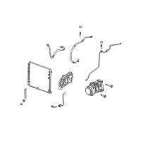 OEM Cadillac Drier Desiccant Bag Diagram - 89023442