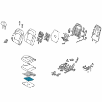 OEM Hyundai Elantra GT Heater-Front Seat Cushion, RH Diagram - 88190-F2800