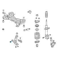 OEM 2013 Hyundai Sonata Bush-Front Lower Arm"A" Diagram - 54551-3R000