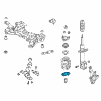 OEM 2015 Kia Sorento Pad-Front Spring Lower Diagram - 546332W000