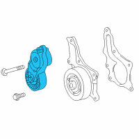 OEM Toyota Highlander Serpentine Tensioner Diagram - 16620-0V022