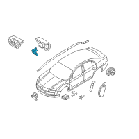 OEM 2010 Mercury Milan Clock Spring Diagram - BE5Z-14A664-B