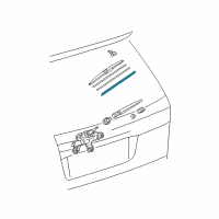 OEM 2004 Toyota Sienna Wiper Blade Refill Diagram - 85214-AE020