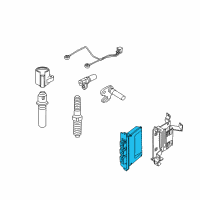 OEM Ford ECM Diagram - 9L2Z-12A650-HHRM