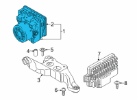 OEM 2022 BMW 228i xDrive Gran Coupe RP HYDRAULIC UNIT DSC Diagram - 34-51-5-A06-148