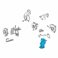 OEM 2015 Lexus LS600h Bracket, Converter Cooling Blower Diagram - G92FA-50010