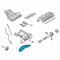 OEM 2016 Hyundai Genesis Pan-Oil, Lower Diagram - 21511-3CJA0