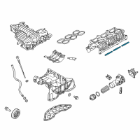 OEM 2021 Kia Stinger Gasket-Intake Manifold Diagram - 284113L100