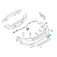 OEM 2007 Kia Sorento REFLECTOR/REFLEX Assembly Diagram - 924803E550