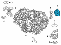 OEM Toyota Mirai Insulator Diagram - G2371-62020