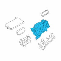 OEM 2014 Lexus CT200h Block, Engine Room Relay Diagram - 82741-76010