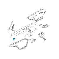 OEM 2016 Ford Special Service Police Sedan Lock Cylinder Assembly Diagram - 6R3Z-6343262-A