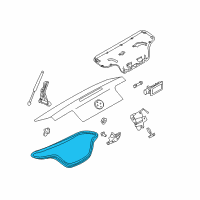 OEM Ford Mustang Weatherstrip Diagram - AR3Z-6343720-A