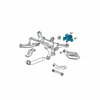 OEM 2006 Saturn Vue Rear Steering Knuckle Assembly Diagram - 10374326