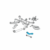 OEM 2002 Saturn Vue Rear Upper Suspension Control Arm Assembly Diagram - 21990347