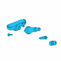 OEM Cadillac ATS Sensor Diagram - 22959744