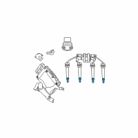 OEM Dodge Stratus SPARKPLUG Diagram - 68303920AA