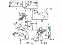 OEM 2021 Ford Bronco TUBE ASY Diagram - MB3Z-8A520-B