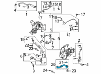 OEM Ford Bronco TUBE ASY Diagram - MB3Z-9T515-A