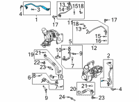 OEM 2022 Ford Bronco TUBE ASY Diagram - MB3Z-8A520-A