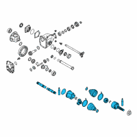 OEM Infiniti G35 Shaft Assembly-Front Drive, R Diagram - 39100-AL860