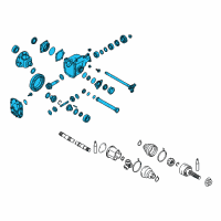 OEM Infiniti G35 Final Drive Assy-Front Diagram - 38500-AR514
