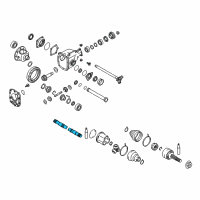 OEM 2005 Infiniti G35 Shaft-Front Drive, L Diagram - 39205-1P480