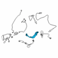 OEM BMW M4 Fuel Tank Ventilation Valve With Pipe Diagram - 13-90-7-848-454