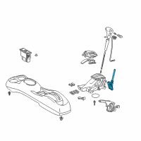 OEM 2000 Toyota Echo Gear Shift Assembly Diagram - 33055-52010