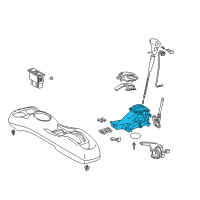 OEM 2000 Toyota Echo Shifter Diagram - 33521-52020