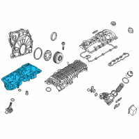 OEM BMW 440i Oil Pan Diagram - 11-13-8-624-381