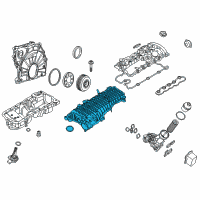 OEM 2018 BMW 740i xDrive Intake Manifold System Diagram - 11-61-8-603-913