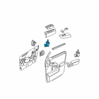 OEM Mercury Mountaineer Door Jamb Switch Diagram - 1L2Z-14018-AB