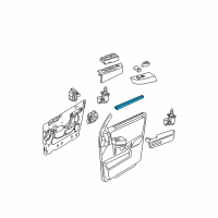 OEM 2003 Lincoln Aviator Belt Weatherstrip Diagram - 8L2Z-7821457-A