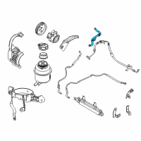 OEM 2019 Ram ProMaster City Line-Power Steering Return Diagram - 68261879AA