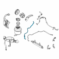 OEM 2015 Ram ProMaster City Hose-Power Steering Return Diagram - 68400650AA