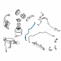 OEM 2019 Ram ProMaster City Hose-Power Steering Return Diagram - 68400650AA