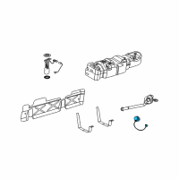OEM 2011 GMC Savana 2500 Fuel Cap Diagram - 20919879