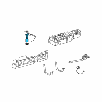 OEM 2012 GMC Savana 1500 Fuel Pump Diagram - 19352936