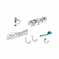 OEM 2013 Chevrolet Express 1500 Filler Pipe Diagram - 20979211