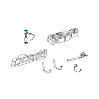 OEM 2006 Chevrolet SSR Module Retainer Diagram - 15734494