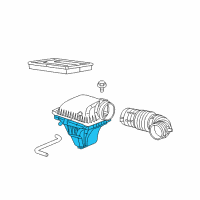 OEM 2010 Dodge Charger Air Cleaner Diagram - 4861704AB