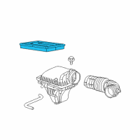 OEM 2007 Dodge Magnum Filter-Air Diagram - 5037615AA