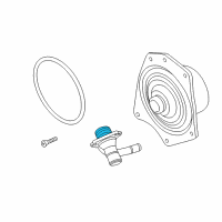 OEM Dodge Intrepid THRMOSTAT Diagram - 68027789AA