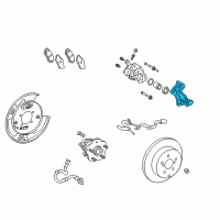 OEM Lexus RX450h Mounting, Disc Brake Cylinder, RH Diagram - 47821-48100