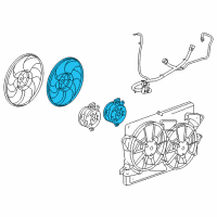 OEM 2017 Buick Regal Fan Blade Diagram - 22747158