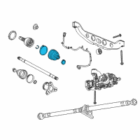 OEM 2017 Chevrolet Trax Outer Boot Diagram - 95908464